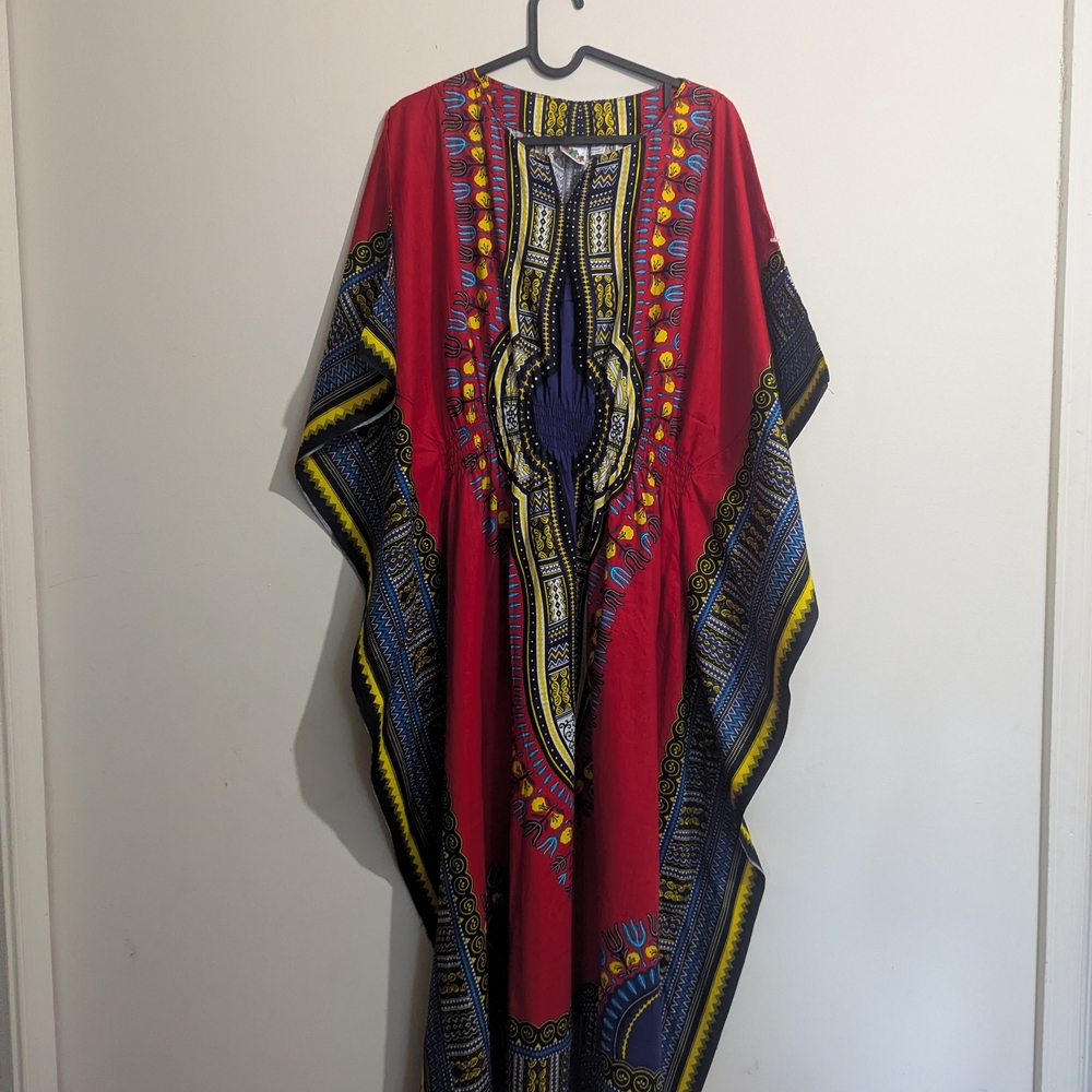 Vibrant Multicolor Maxi Dress